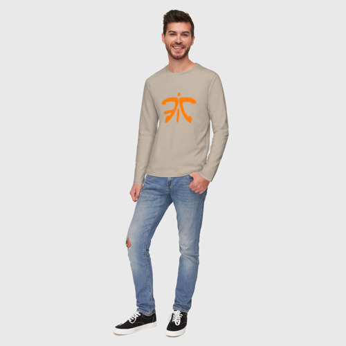 Мужской лонгслив хлопок Fnatic Collection, цвет миндальный - фото 5