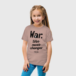 Детская футболка хлопок Fallout - War never changes - фото 2