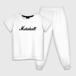 Детская пижама хлопок Marshall logo