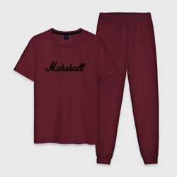 Мужская пижама хлопок Marshall logo