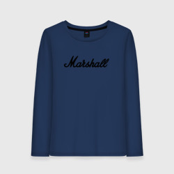 Женский лонгслив хлопок Marshall logo