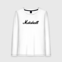 Женский лонгслив хлопок Marshall logo