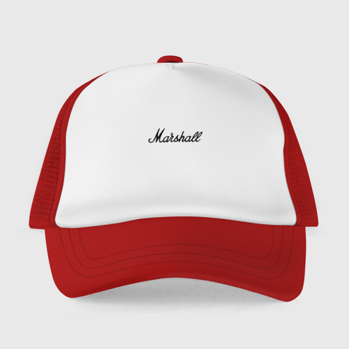 Детская кепка тракер Marshall logo, цвет красный - фото 2