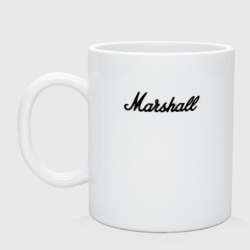 Кружка керамическая Marshall logo