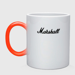 Кружка хамелеон Marshall logo