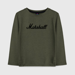 Детский лонгслив хлопок Marshall logo