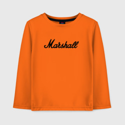 Детский лонгслив хлопок Marshall logo