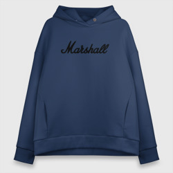 Женское худи Oversize хлопок Marshall logo