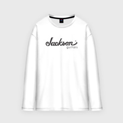 Мужской лонгслив oversize хлопок Jackson logo