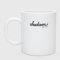 Кружка керамическая Jackson logo