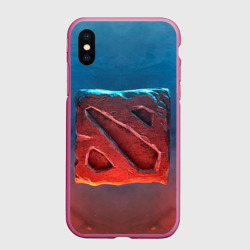 Чехол для iPhone XS Max матовый Dota