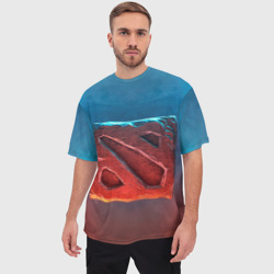 Мужская футболка oversize 3D Dota - фото 2