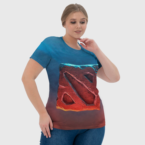 Женская футболка 3D Dota, цвет 3D печать - фото 6