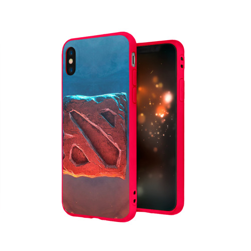 Чехол для Apple iPhone X силиконовый матовый Dota Фото 01 Чехол для Apple iPhone X силиконовый матовый Dota Фото 01