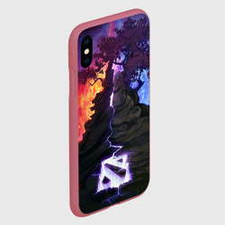 Чехол для iPhone XS Max матовый Dota - фото 2