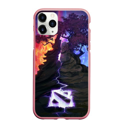 Чехол для iPhone 11 Pro Max матовый Dota