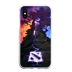 Чехол для iPhone XS Max матовый Dota