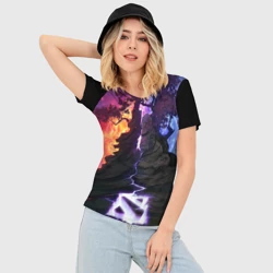Женская футболка 3D Slim Dota - фото 2