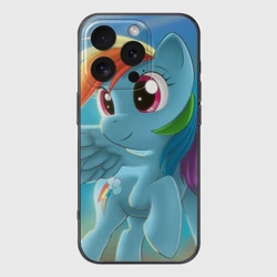 Чехол для iPhone 16 Pro Max силиконовый с защитой камеры My littlle pony