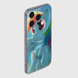 Чехол для iPhone 15 Pro силиконовый с защитой камеры My littlle pony - фото 2