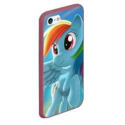 Чехол для iPhone 5/5S матовый My littlle pony - фото 2