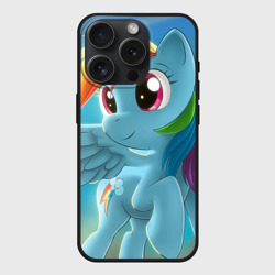 Чехол силиконовый для Apple iPhone 15 Pro матовый My littlle pony