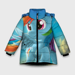 Зимняя куртка для девочек 3D My littlle pony