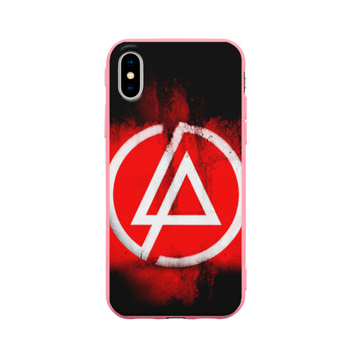 Чехол для iPhone X матовый Linkin Park