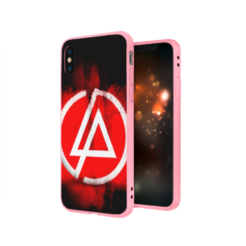 Чехол для iPhone X матовый Linkin Park - фото 3