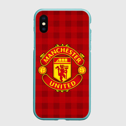 Чехол для iPhone XS Max матовый Manchester united