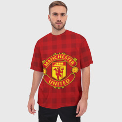 Мужская футболка oversize 3D Manchester united - фото 2