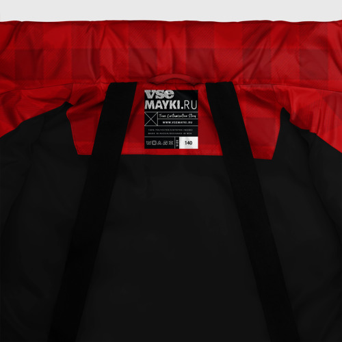 Зимняя куртка для мальчиков 3D Manchester united, цвет черный - фото 7