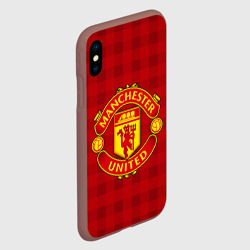 Чехол для iPhone XS Max матовый Manchester united - фото 2