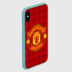 Чехол для iPhone XS Max матовый Manchester united - фото 2