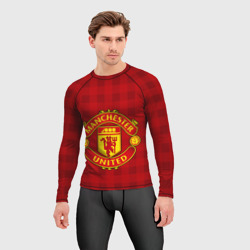 Мужской рашгард 3D Manchester united - фото 2