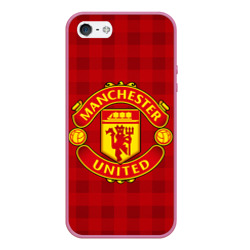 Чехол для iPhone 5/5S матовый Manchester united