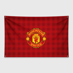 Флаг-баннер Manchester united