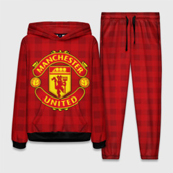 Женский костюм с толстовкой 3D Manchester united