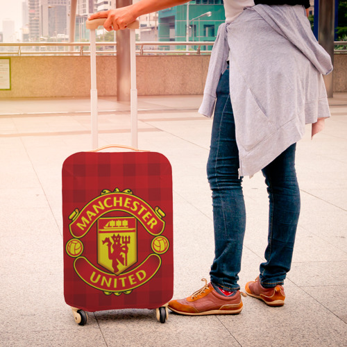 Чехол для чемодана 3D Manchester united - фото 4