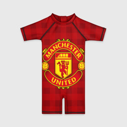 Детский купальный костюм 3D Manchester united