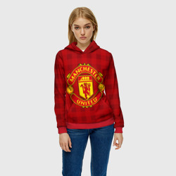 Женская толстовка 3D Manchester united - фото 2