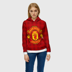 Женская толстовка 3D Manchester united - фото 2