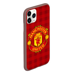 Чехол для iPhone 11 Pro Max матовый Manchester united - фото 2