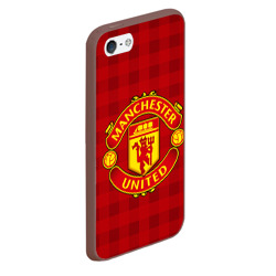 Чехол для iPhone 5/5S матовый Manchester united - фото 2