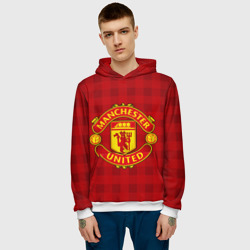 Мужская толстовка 3D Manchester united - фото 2