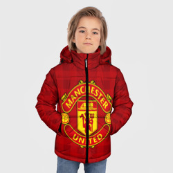 Зимняя куртка для мальчиков 3D Manchester united - фото 2