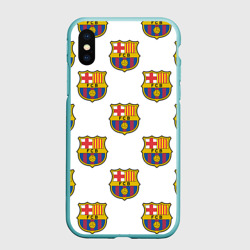 Чехол для iPhone XS Max матовый Барселона