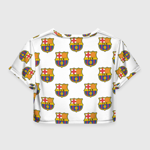 Женская футболка Crop-top 3D Барселона - фото 2