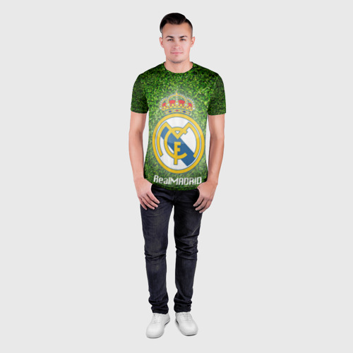 Мужская футболка 3D Slim Real Madrid, цвет 3D печать - фото 4