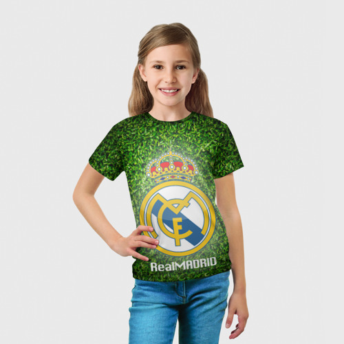 Детская футболка 3D Real Madrid, цвет 3D печать - фото 5